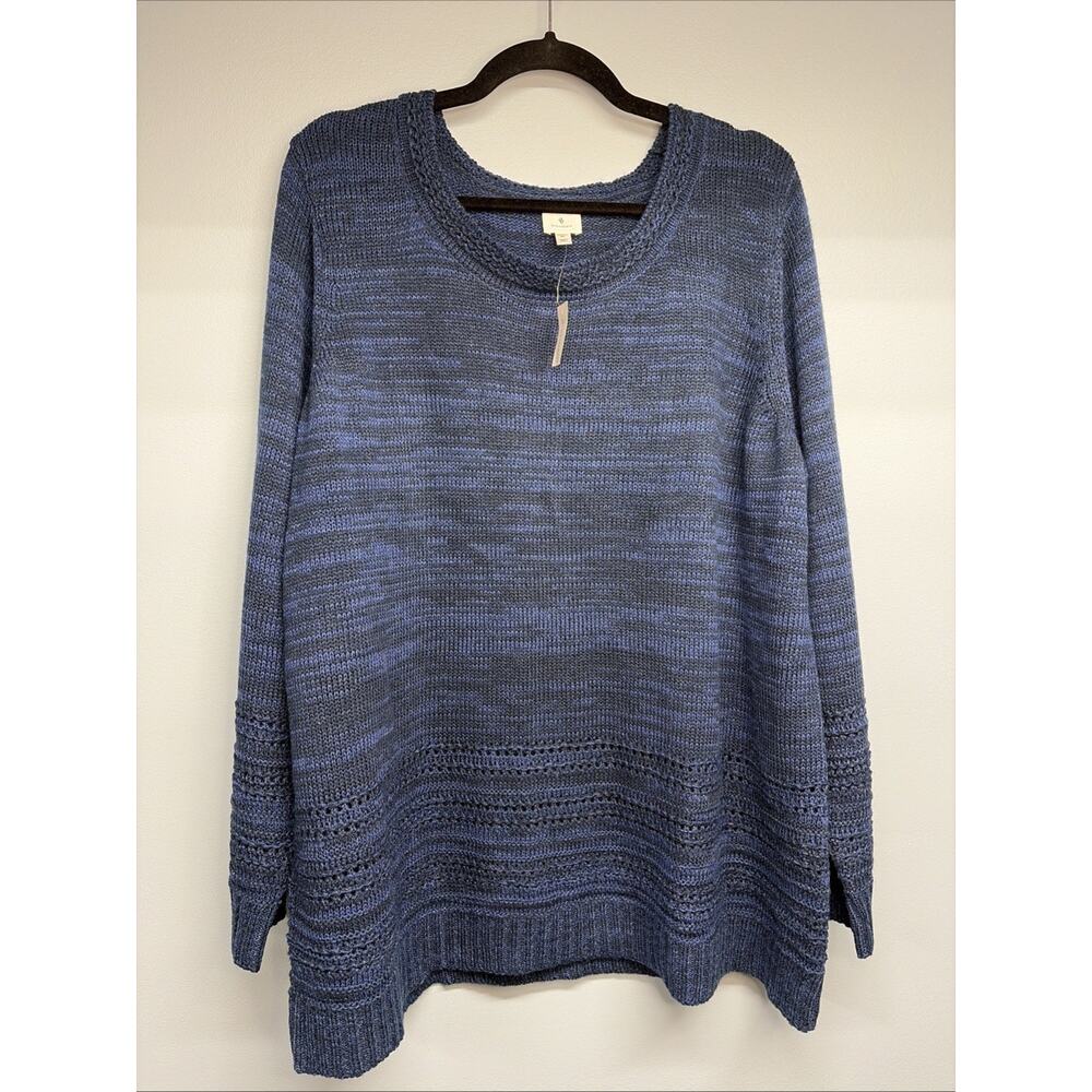 Dress Barn NWT Blue Long Sleeve Sweater - Women’s Size 3X